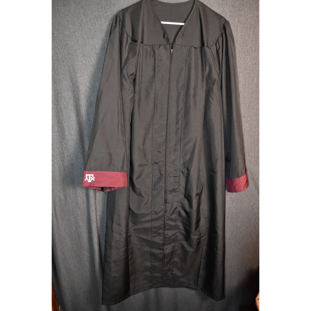 Texas A&M Graduation Gown University Aggies Zippered 50" Long